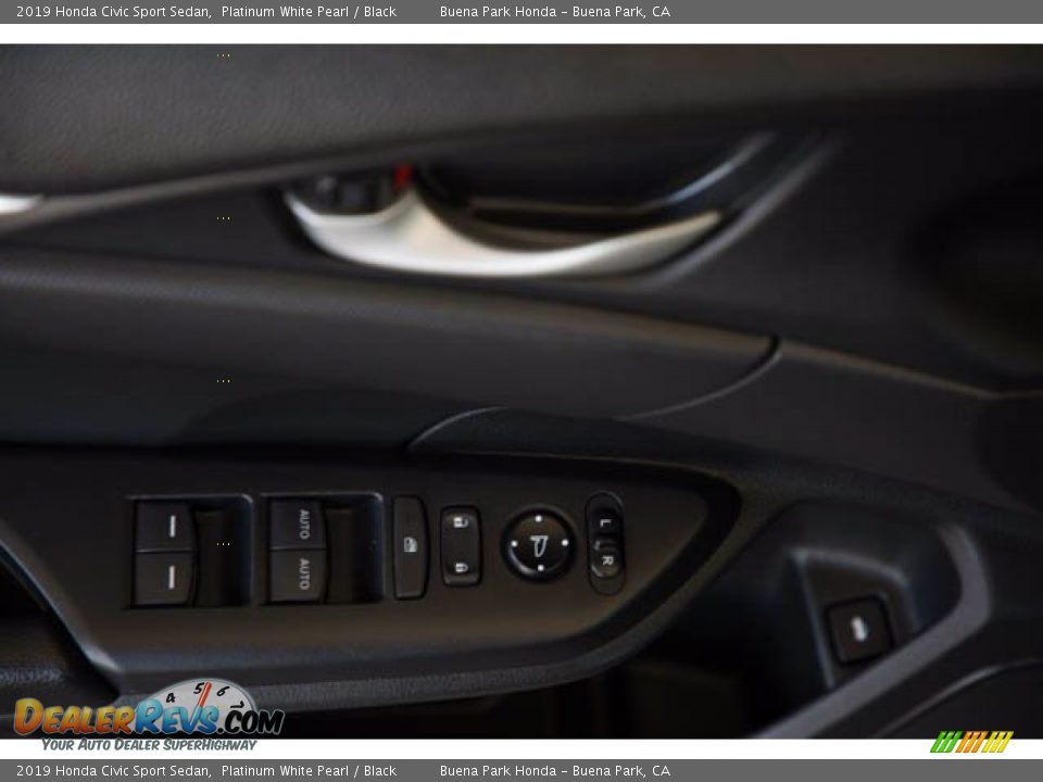 2019 Honda Civic Sport Sedan Platinum White Pearl / Black Photo #29