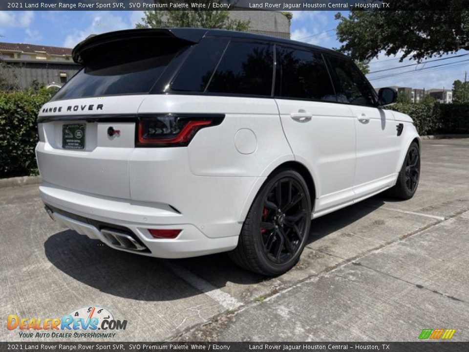 2021 Land Rover Range Rover Sport SVR SVO Premium Palette White / Ebony Photo #2