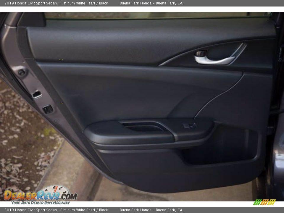 2019 Honda Civic Sport Sedan Platinum White Pearl / Black Photo #30