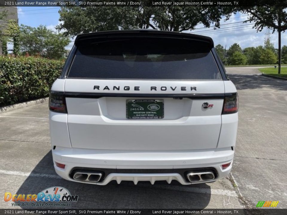 2021 Land Rover Range Rover Sport SVR SVO Premium Palette White / Ebony Photo #7
