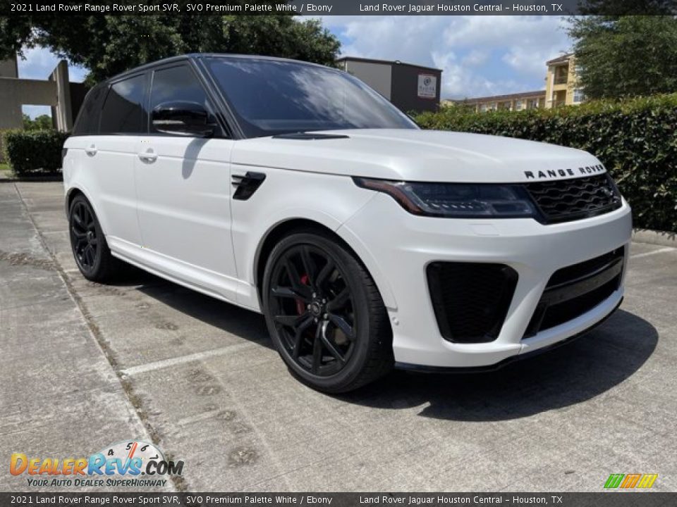 2021 Land Rover Range Rover Sport SVR SVO Premium Palette White / Ebony Photo #12