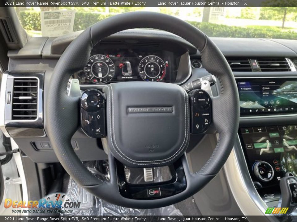 2021 Land Rover Range Rover Sport SVR Steering Wheel Photo #15