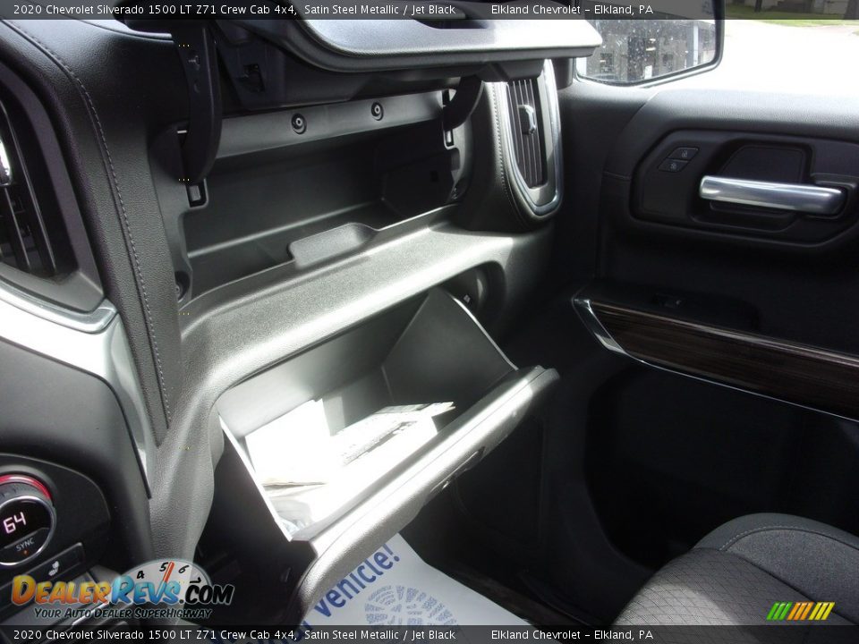 2020 Chevrolet Silverado 1500 LT Z71 Crew Cab 4x4 Satin Steel Metallic / Jet Black Photo #30