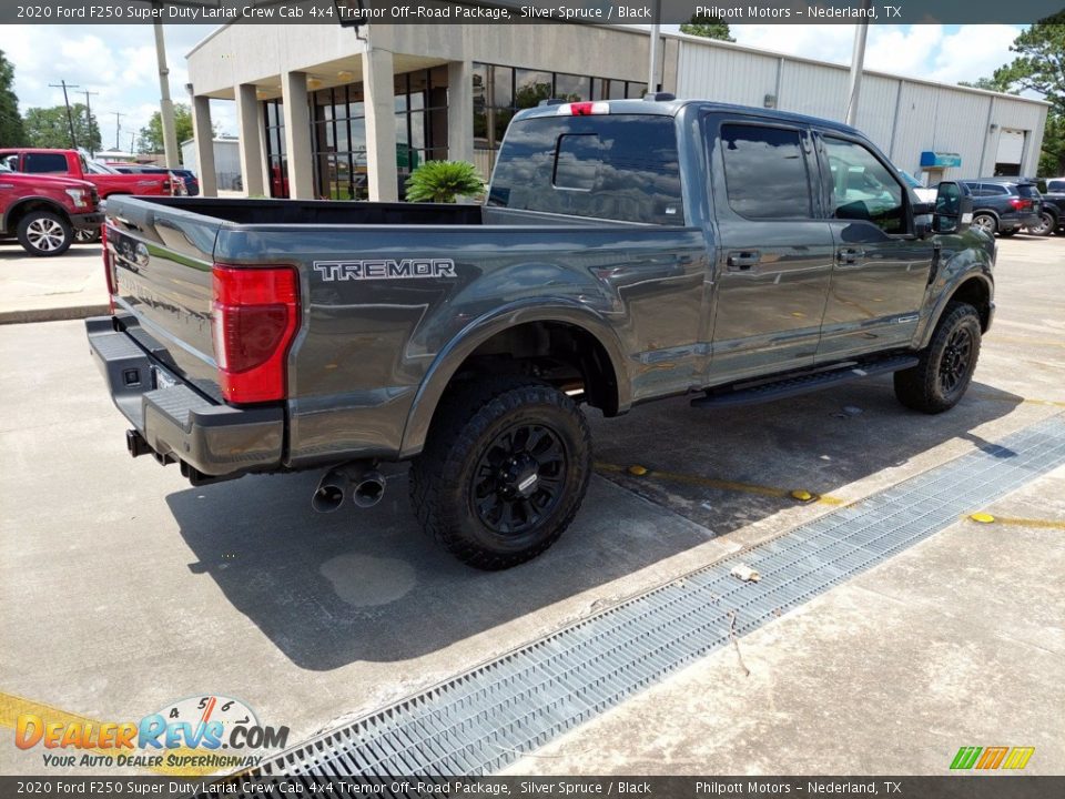 2020 Ford F250 Super Duty Lariat Crew Cab 4x4 Tremor Off-Road Package Silver Spruce / Black Photo #3
