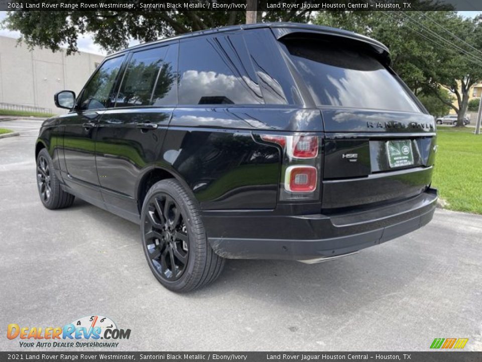 2021 Land Rover Range Rover Westminster Santorini Black Metallic / Ebony/Ivory Photo #10