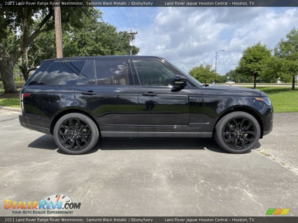 2021 Land Rover Range Rover Westminster Santorini Black Metallic / Ebony/Ivory Photo #11