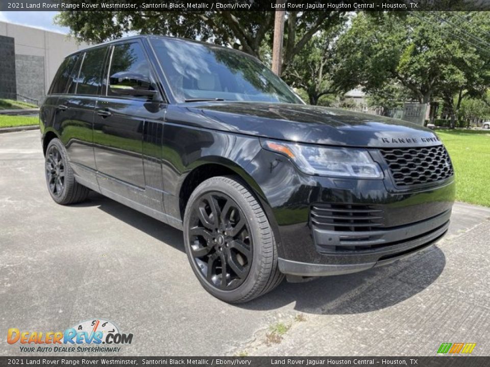 Santorini Black Metallic 2021 Land Rover Range Rover Westminster Photo #12