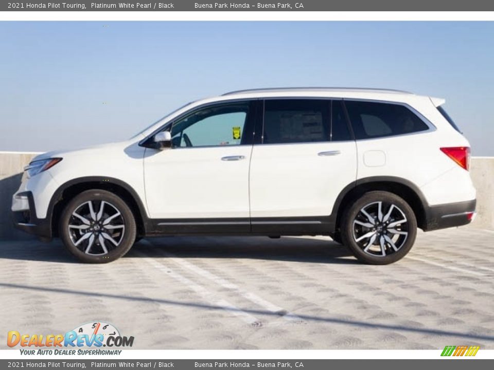 2021 Honda Pilot Touring Platinum White Pearl / Black Photo #5