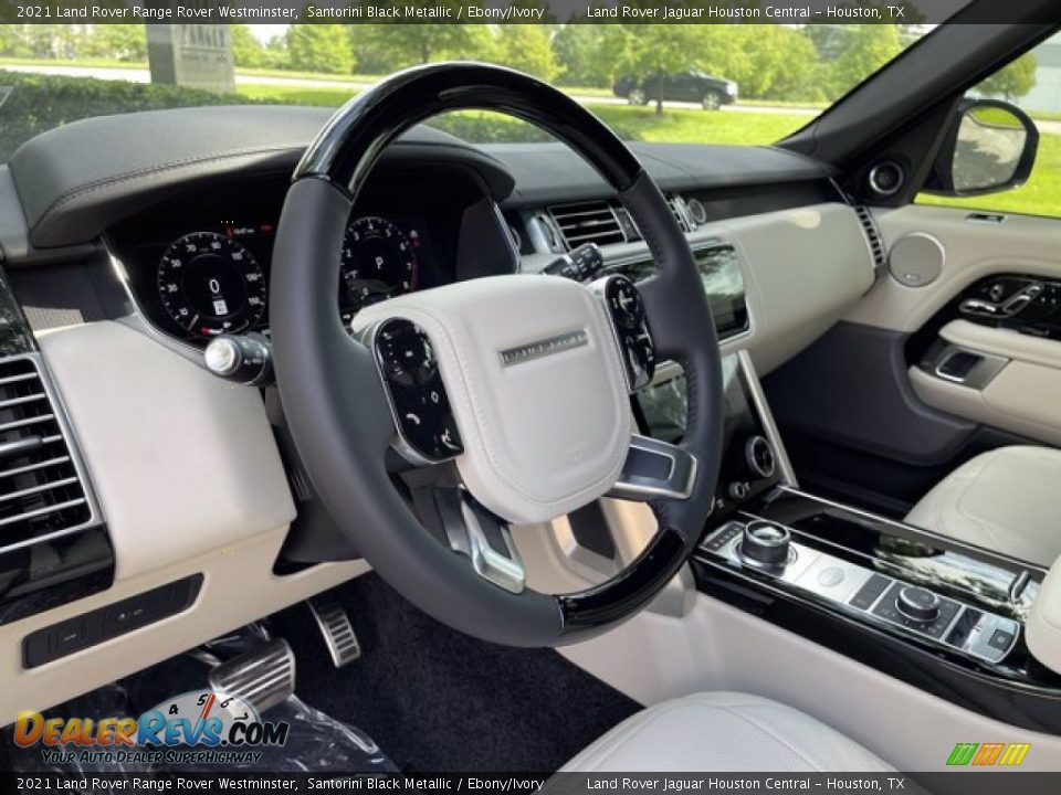 2021 Land Rover Range Rover Westminster Santorini Black Metallic / Ebony/Ivory Photo #27