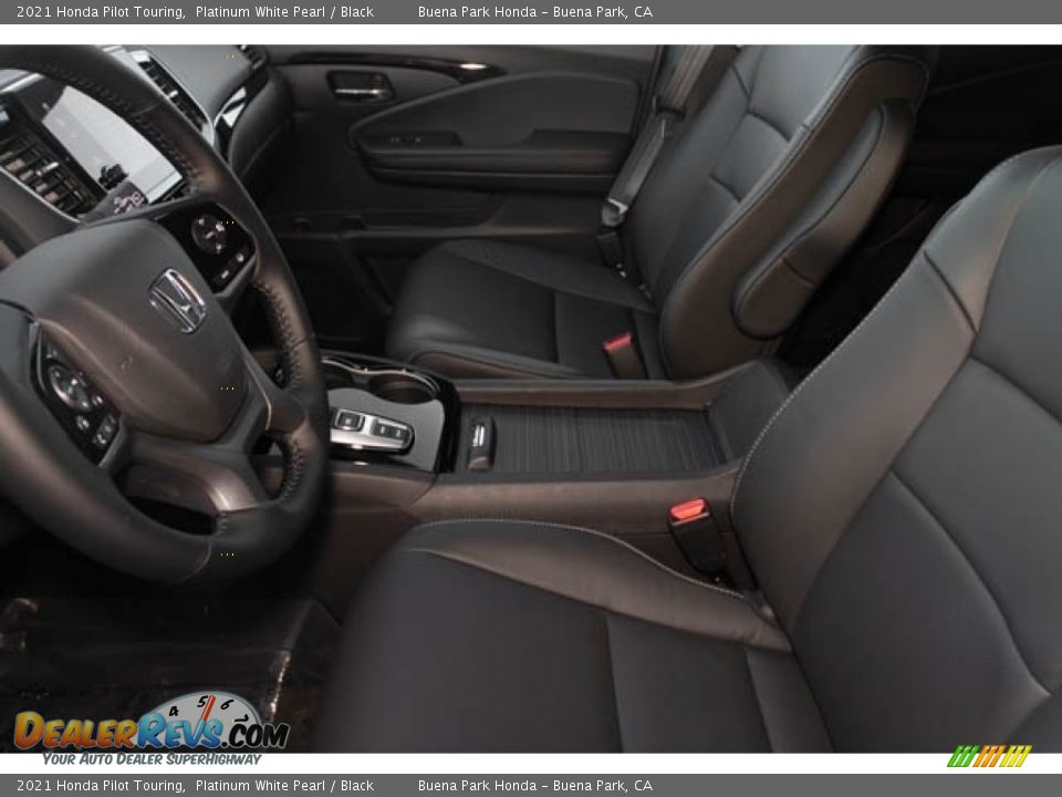 2021 Honda Pilot Touring Platinum White Pearl / Black Photo #16