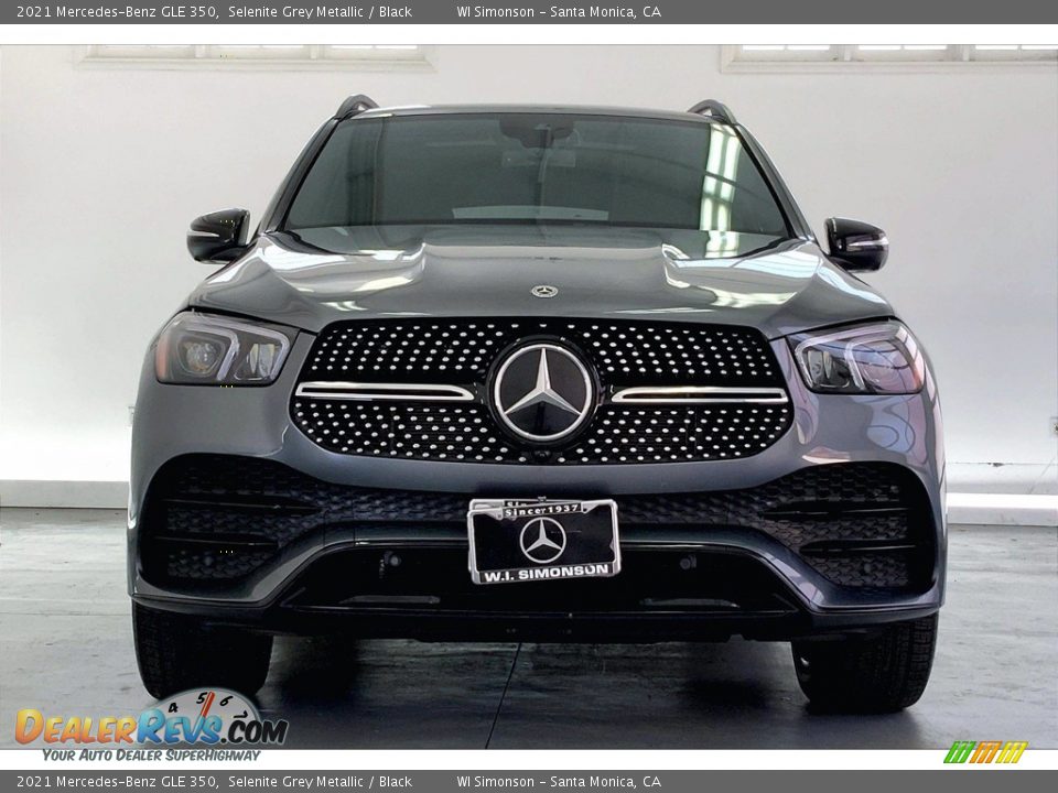 2021 Mercedes-Benz GLE 350 Selenite Grey Metallic / Black Photo #2