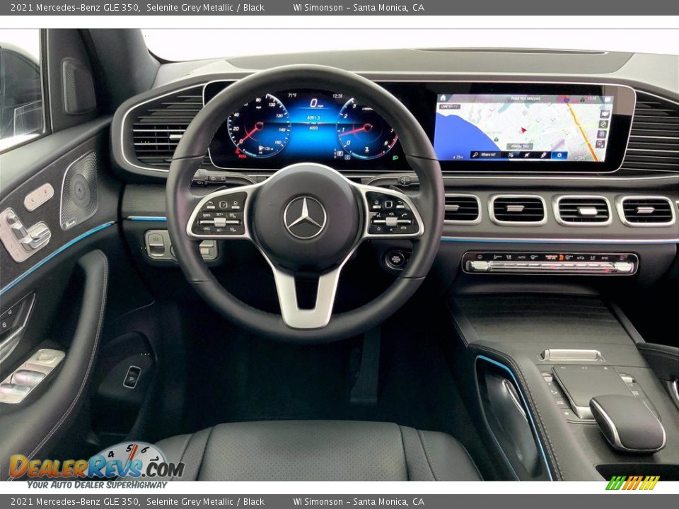 2021 Mercedes-Benz GLE 350 Selenite Grey Metallic / Black Photo #4