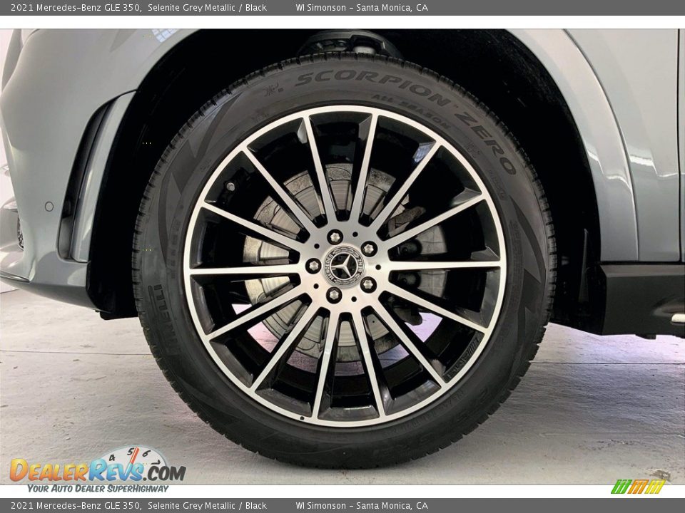 2021 Mercedes-Benz GLE 350 Selenite Grey Metallic / Black Photo #8