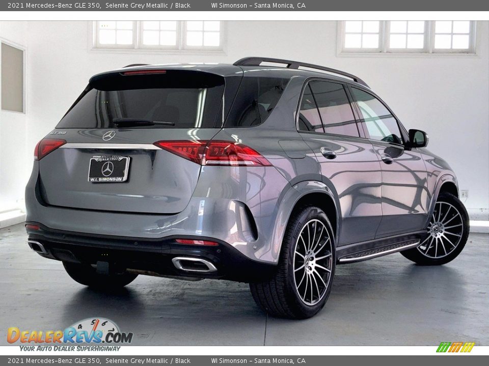 2021 Mercedes-Benz GLE 350 Selenite Grey Metallic / Black Photo #13