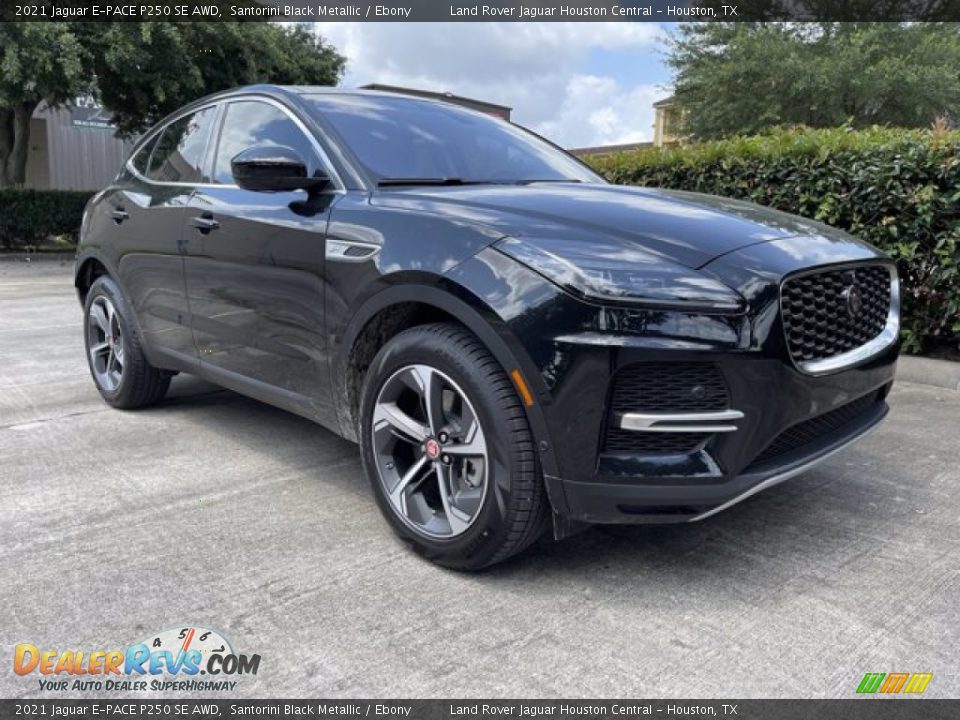 2021 Jaguar E-PACE P250 SE AWD Santorini Black Metallic / Ebony Photo #12