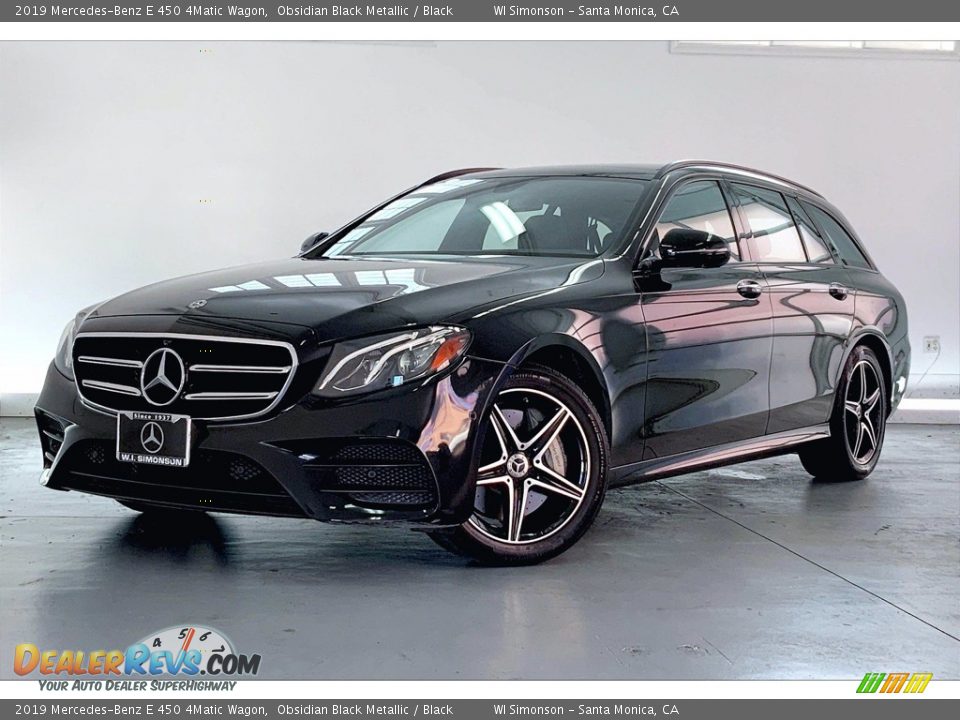 2019 Mercedes-Benz E 450 4Matic Wagon Obsidian Black Metallic / Black Photo #12