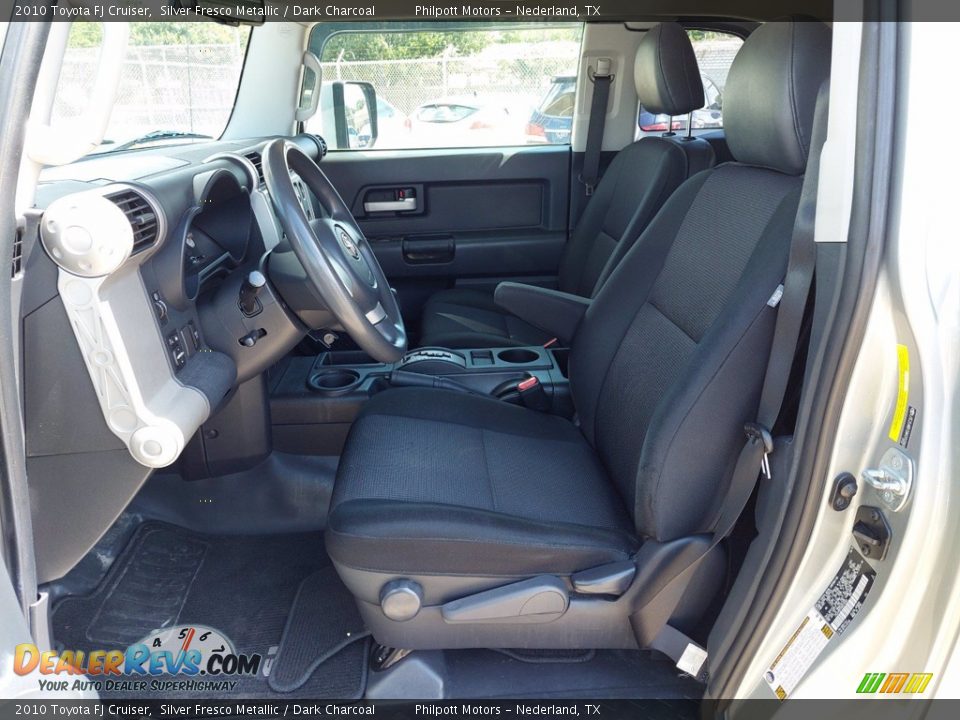 2010 Toyota FJ Cruiser Silver Fresco Metallic / Dark Charcoal Photo #4