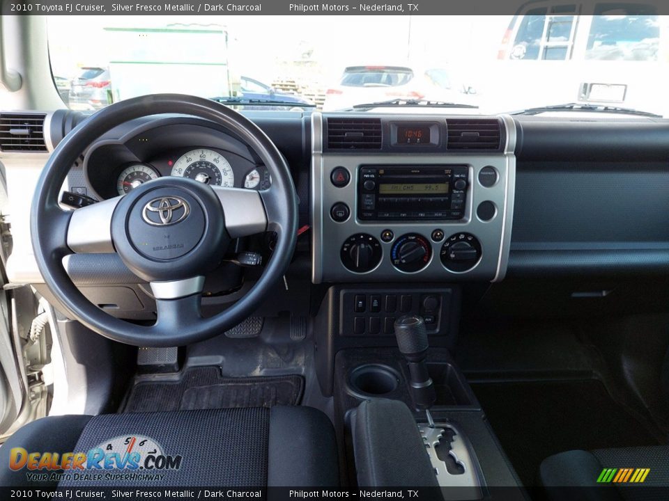 2010 Toyota FJ Cruiser Silver Fresco Metallic / Dark Charcoal Photo #5