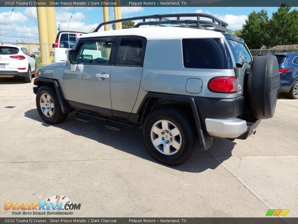 2010 Toyota FJ Cruiser Silver Fresco Metallic / Dark Charcoal Photo #11