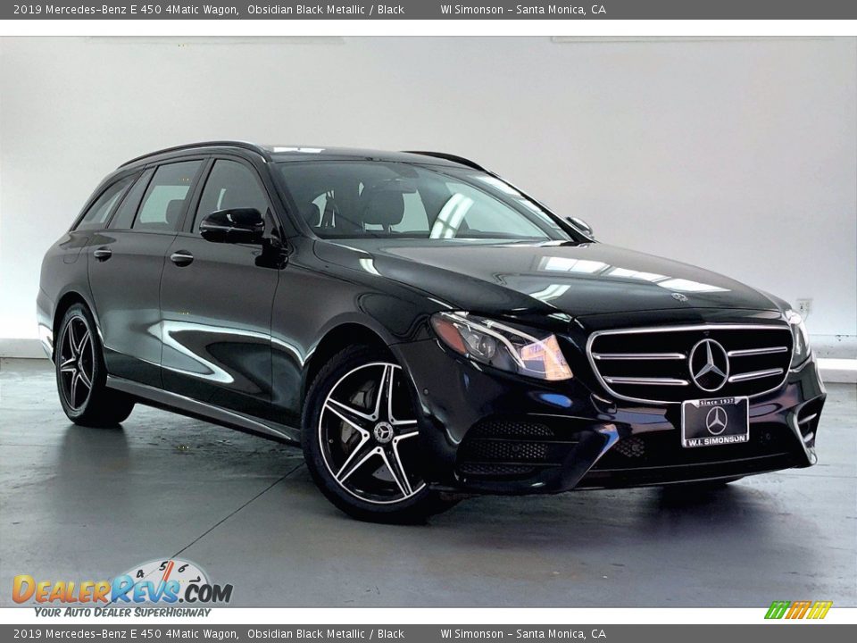 2019 Mercedes-Benz E 450 4Matic Wagon Obsidian Black Metallic / Black Photo #34