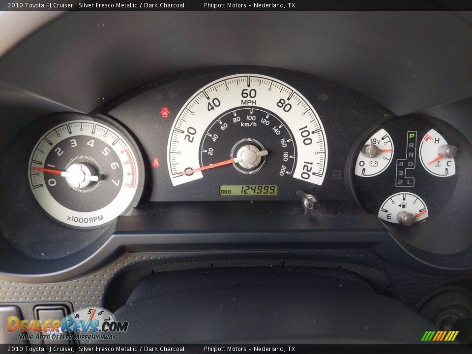 2010 Toyota FJ Cruiser Silver Fresco Metallic / Dark Charcoal Photo #19