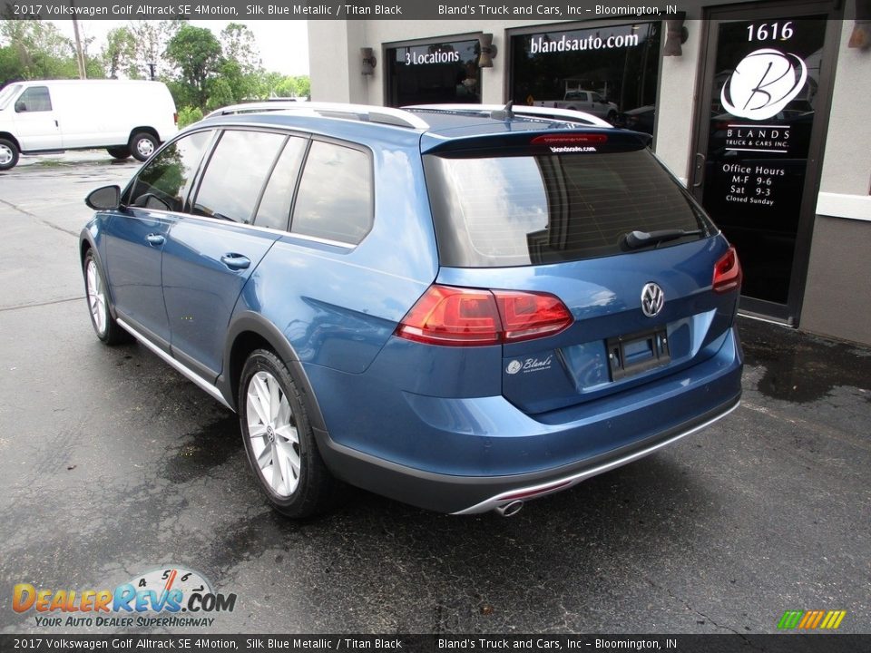 2017 Volkswagen Golf Alltrack SE 4Motion Silk Blue Metallic / Titan Black Photo #3