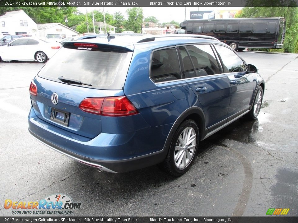 2017 Volkswagen Golf Alltrack SE 4Motion Silk Blue Metallic / Titan Black Photo #4