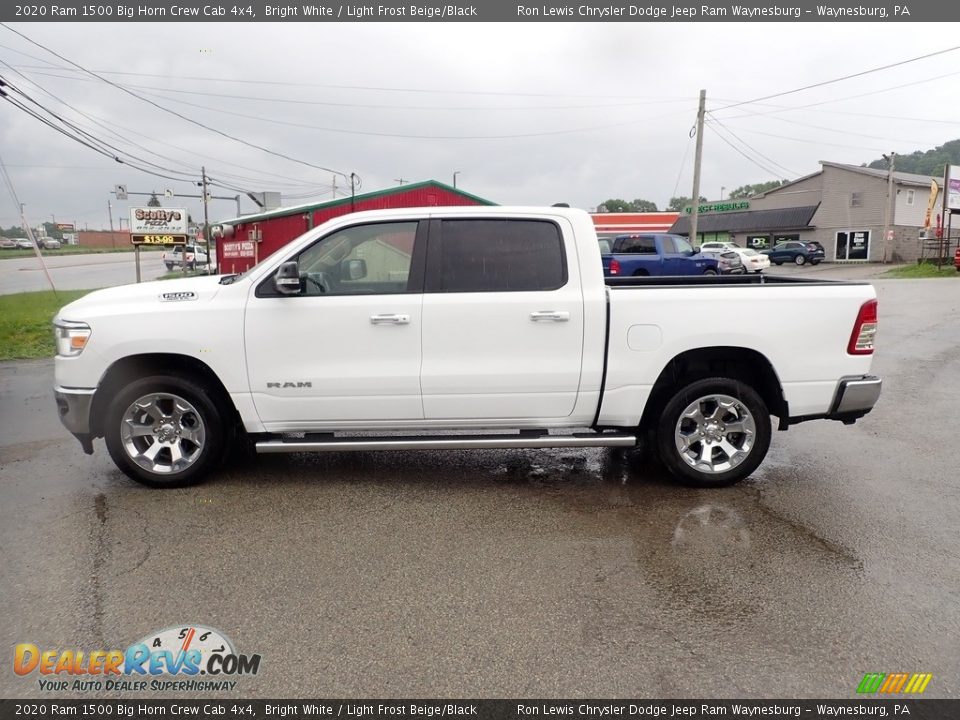 Bright White 2020 Ram 1500 Big Horn Crew Cab 4x4 Photo #2