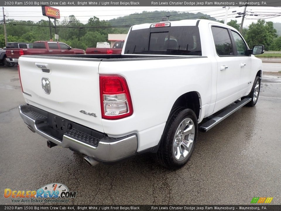 2020 Ram 1500 Big Horn Crew Cab 4x4 Bright White / Light Frost Beige/Black Photo #5