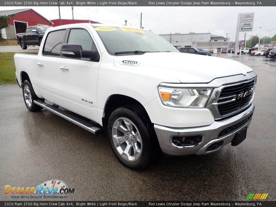 Front 3/4 View of 2020 Ram 1500 Big Horn Crew Cab 4x4 Photo #7