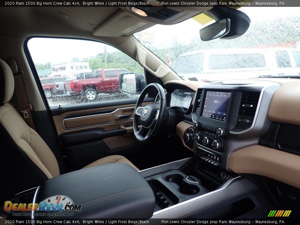 2020 Ram 1500 Big Horn Crew Cab 4x4 Bright White / Light Frost Beige/Black Photo #11