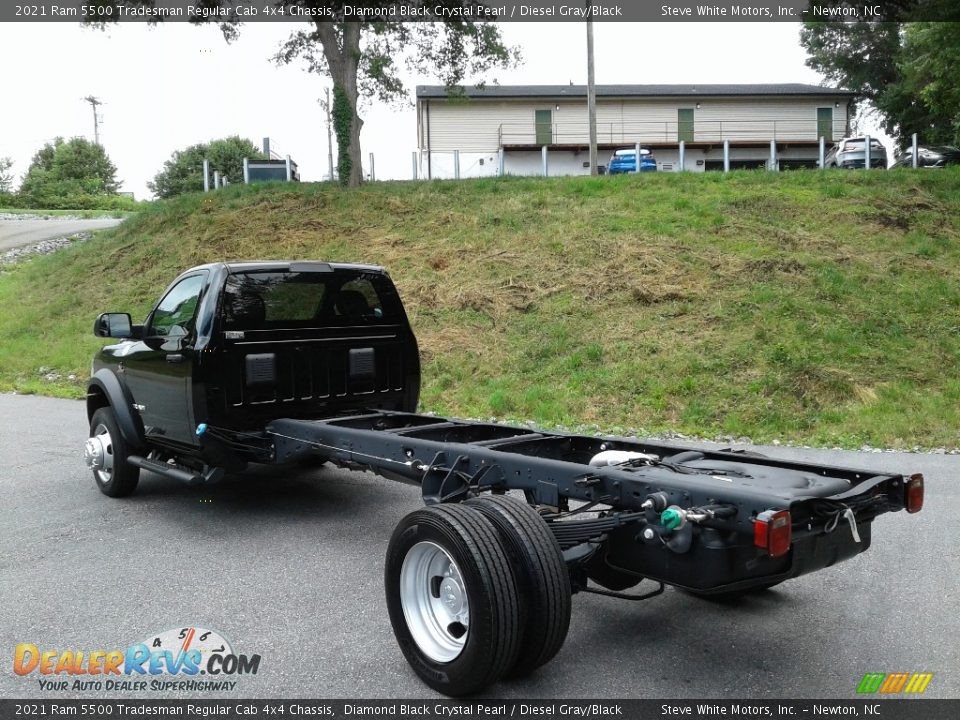 2021 Ram 5500 Tradesman Regular Cab 4x4 Chassis Diamond Black Crystal Pearl / Diesel Gray/Black Photo #8