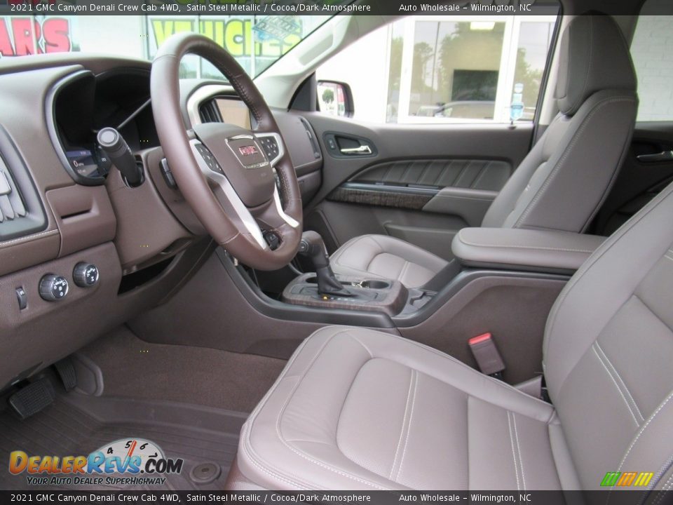 Front Seat of 2021 GMC Canyon Denali Crew Cab 4WD Photo #10