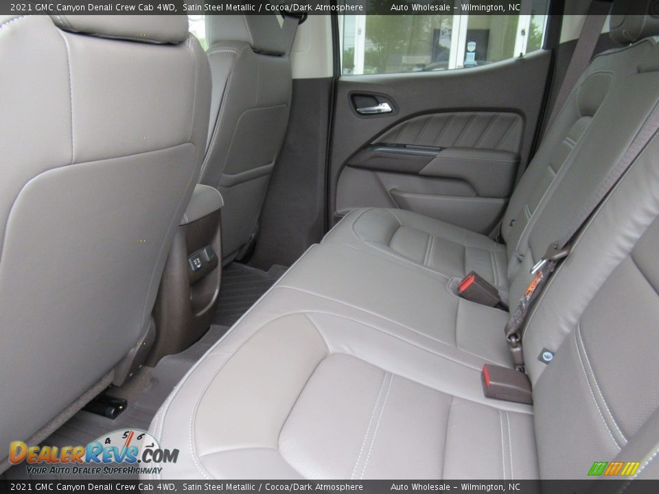 Rear Seat of 2021 GMC Canyon Denali Crew Cab 4WD Photo #11