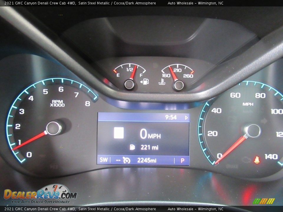 2021 GMC Canyon Denali Crew Cab 4WD Gauges Photo #15