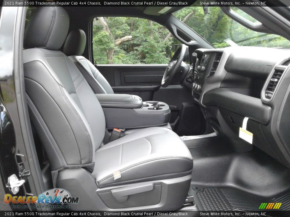 Front Seat of 2021 Ram 5500 Tradesman Regular Cab 4x4 Chassis Photo #13