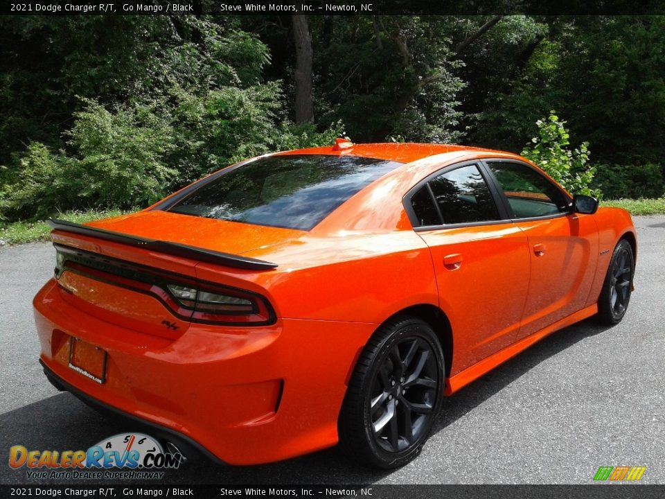 2021 Dodge Charger R/T Go Mango / Black Photo #6