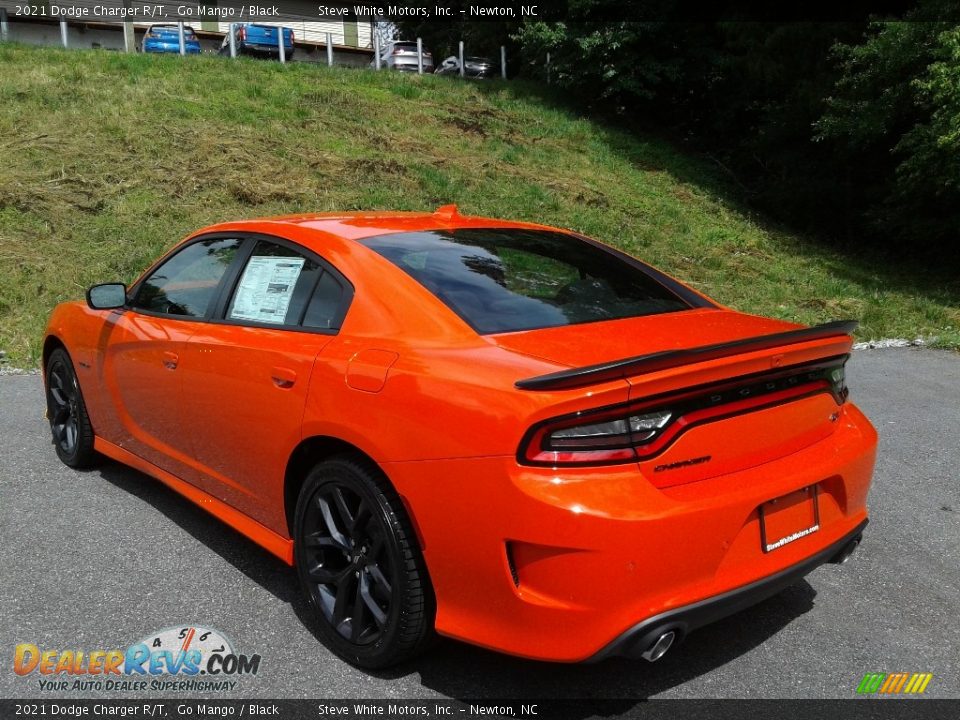 2021 Dodge Charger R/T Go Mango / Black Photo #8