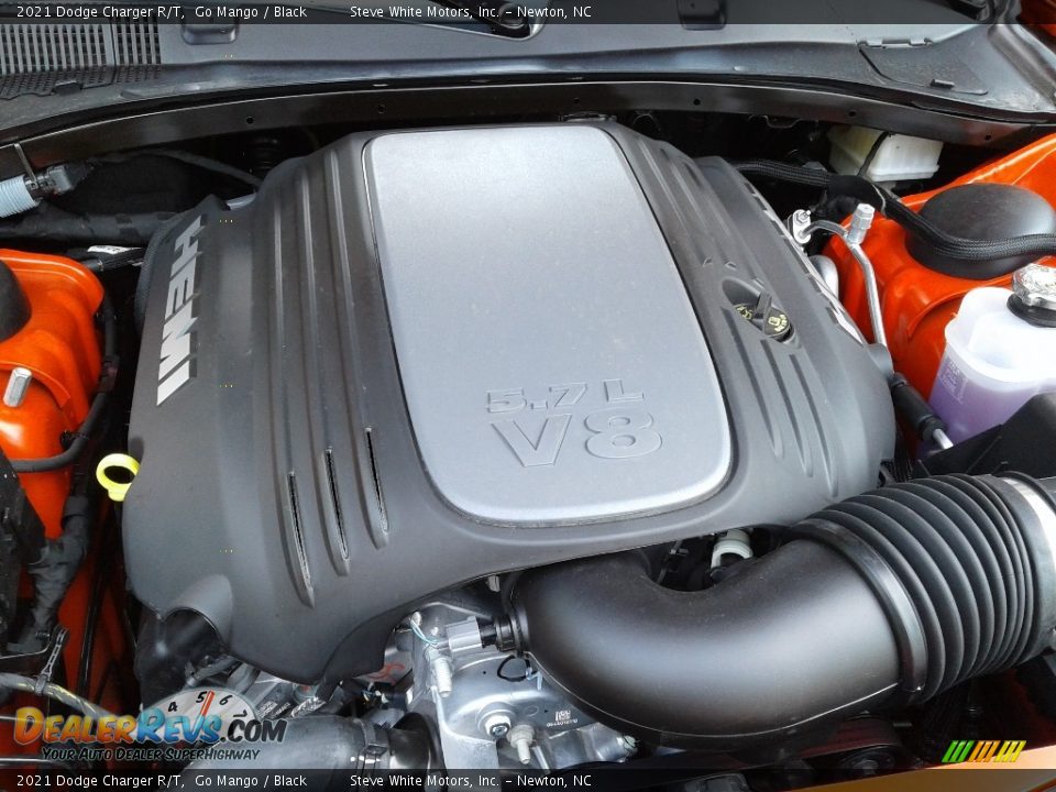 2021 Dodge Charger R/T 5.7 Liter HEMI OHV-16 Valve VVT MDS V8 Engine Photo #9