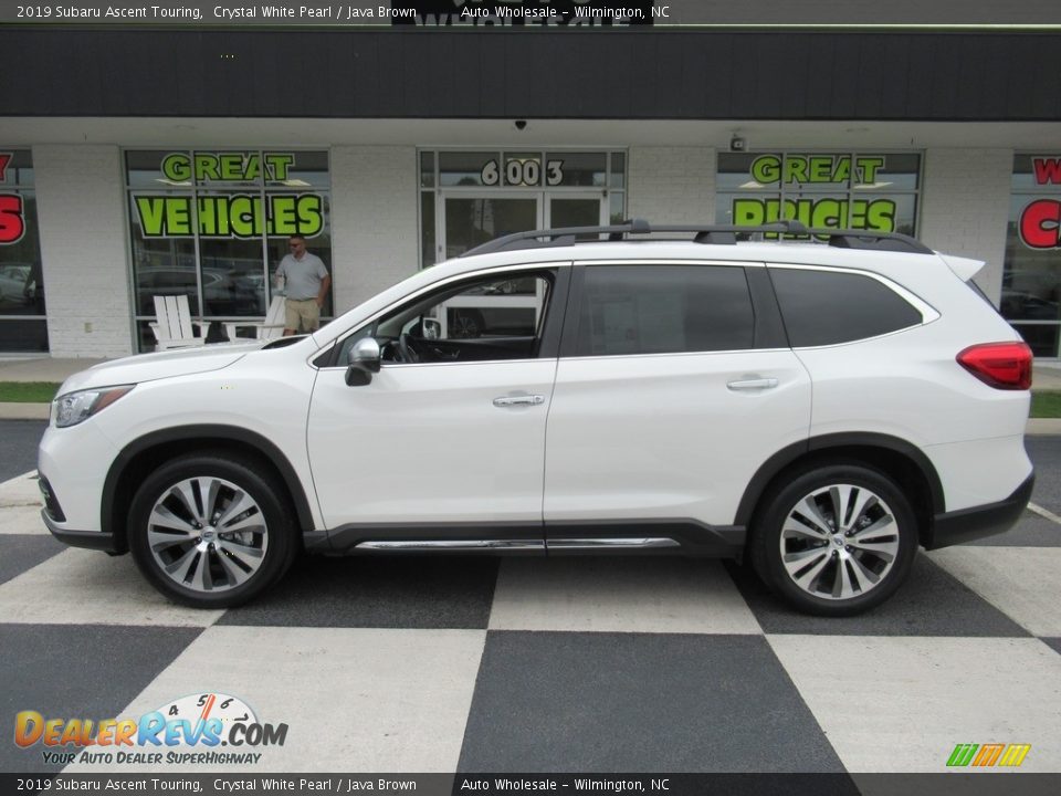 2019 Subaru Ascent Touring Crystal White Pearl / Java Brown Photo #1