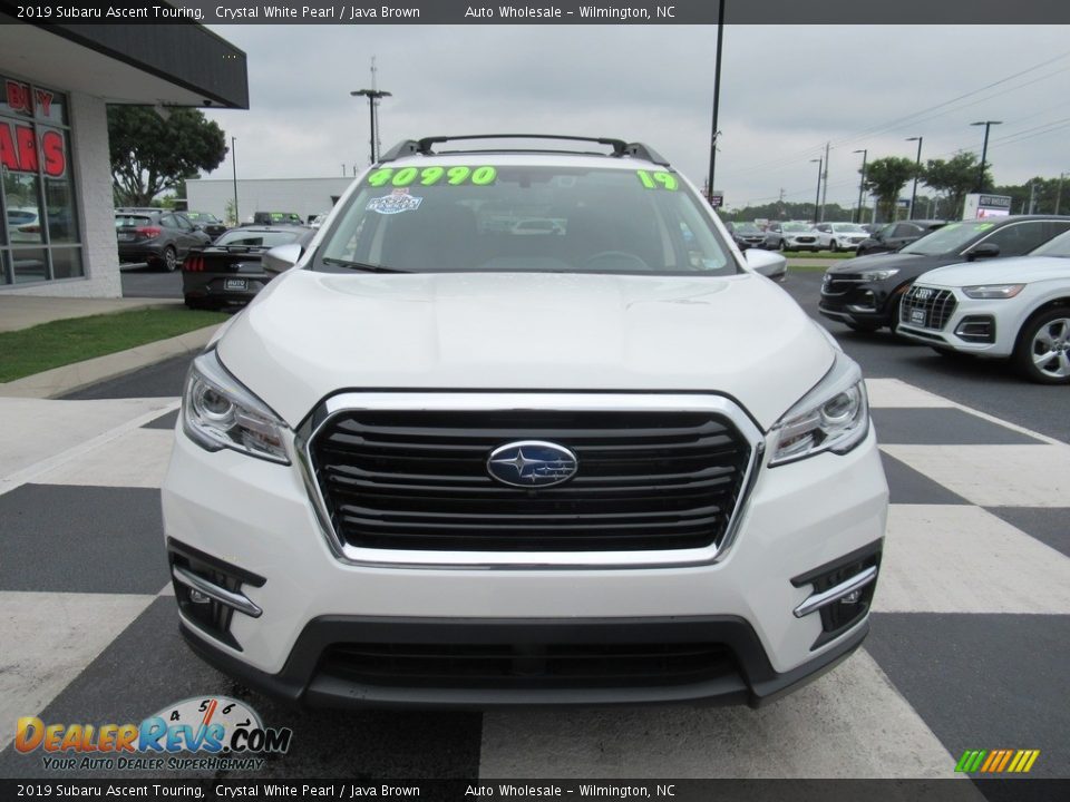 2019 Subaru Ascent Touring Crystal White Pearl / Java Brown Photo #2