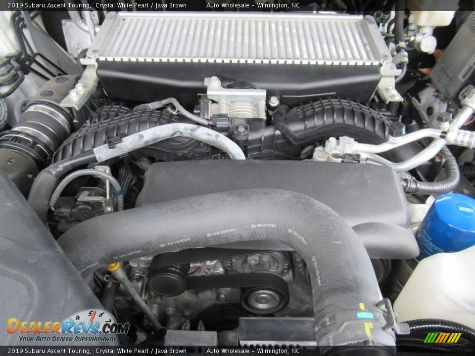 2019 Subaru Ascent Touring Crystal White Pearl / Java Brown Photo #6