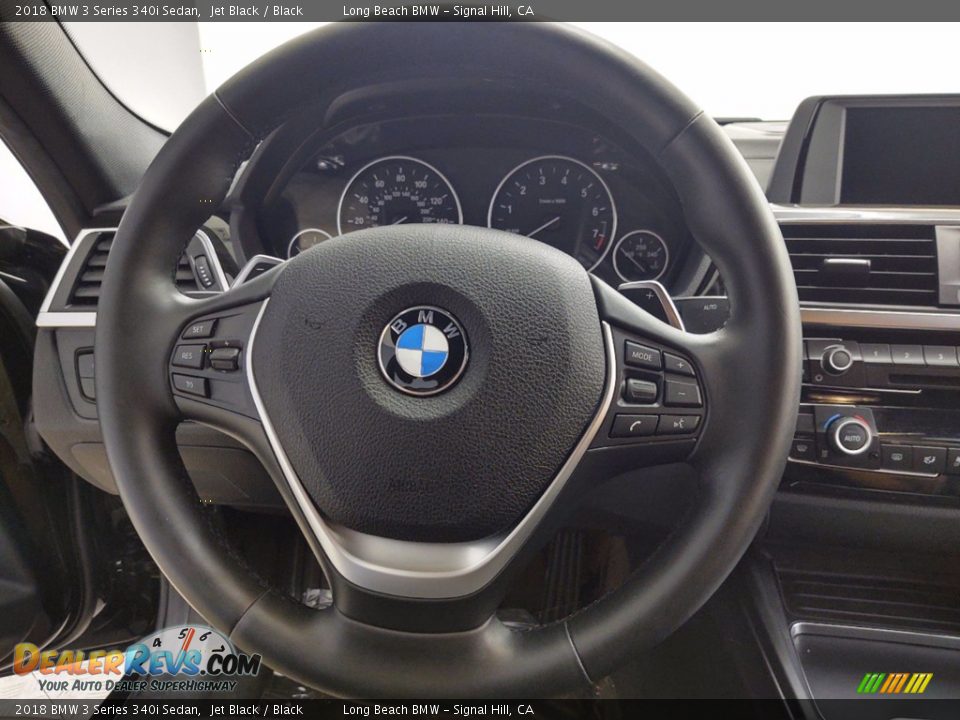 2018 BMW 3 Series 340i Sedan Jet Black / Black Photo #12