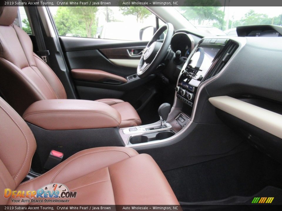 2019 Subaru Ascent Touring Crystal White Pearl / Java Brown Photo #12