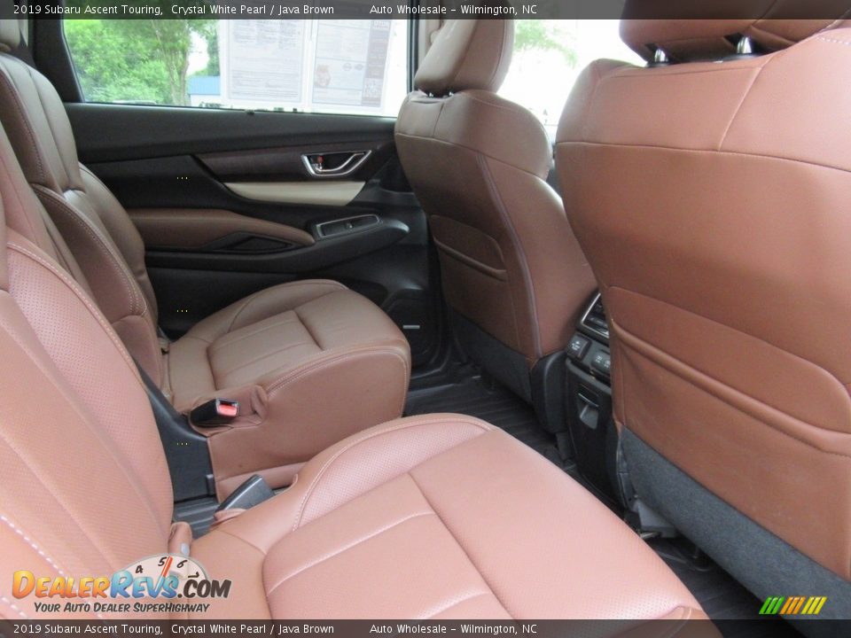 2019 Subaru Ascent Touring Crystal White Pearl / Java Brown Photo #13