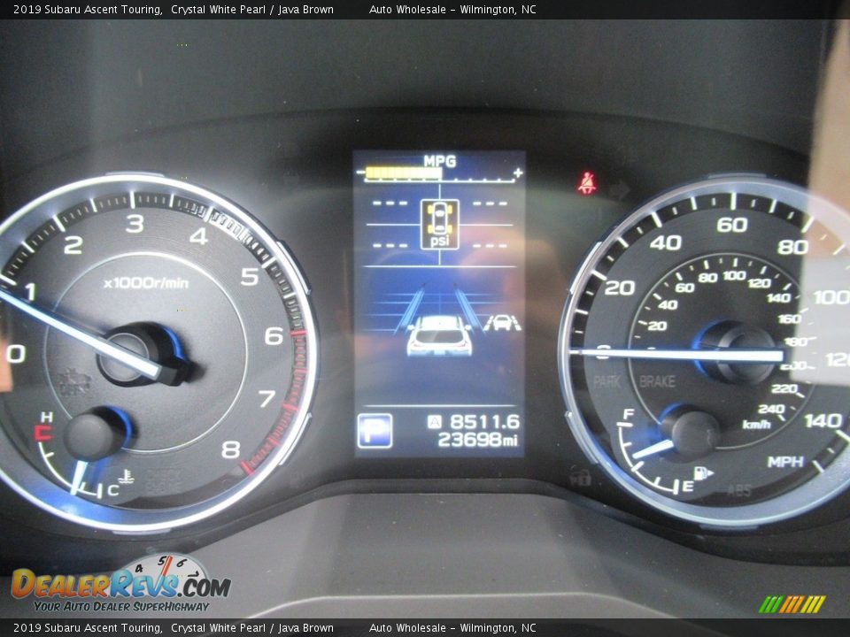 2019 Subaru Ascent Touring Crystal White Pearl / Java Brown Photo #16
