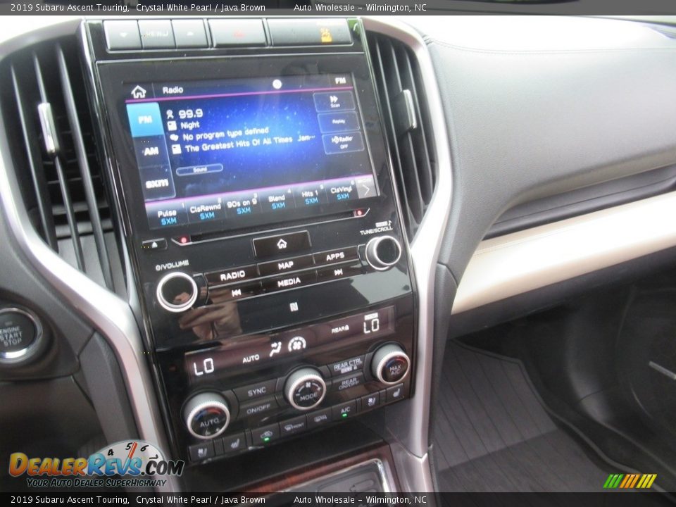 2019 Subaru Ascent Touring Crystal White Pearl / Java Brown Photo #18