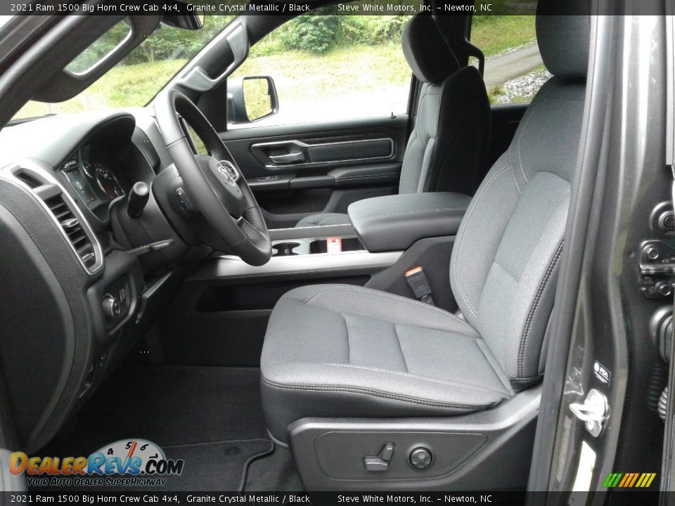 Front Seat of 2021 Ram 1500 Big Horn Crew Cab 4x4 Photo #11