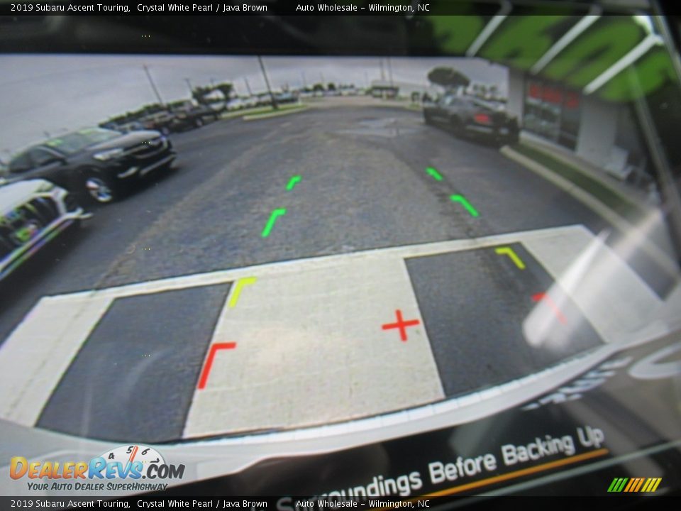 2019 Subaru Ascent Touring Crystal White Pearl / Java Brown Photo #19