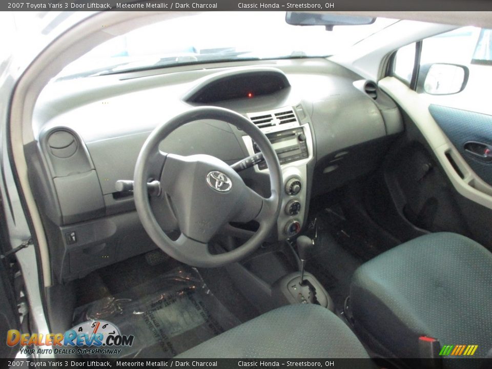 2007 Toyota Yaris 3 Door Liftback Meteorite Metallic / Dark Charcoal Photo #18